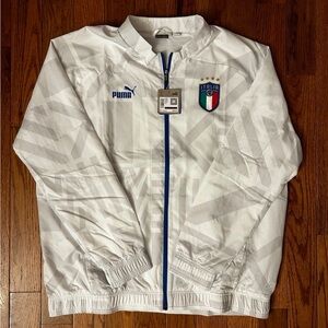 Italia/Italy Puma Windbreaker Jacket Size 2XL NEW